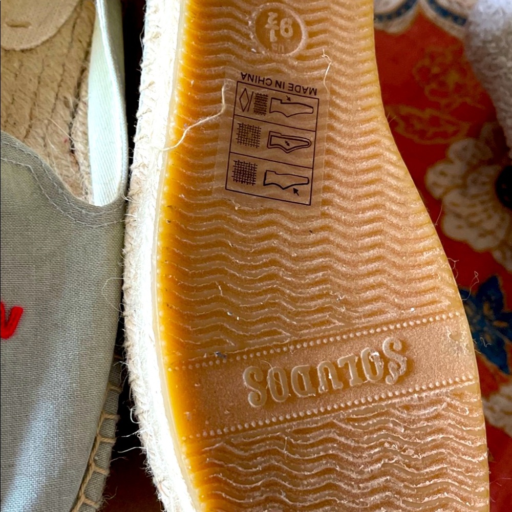 Soludos shoes size 9 1/2